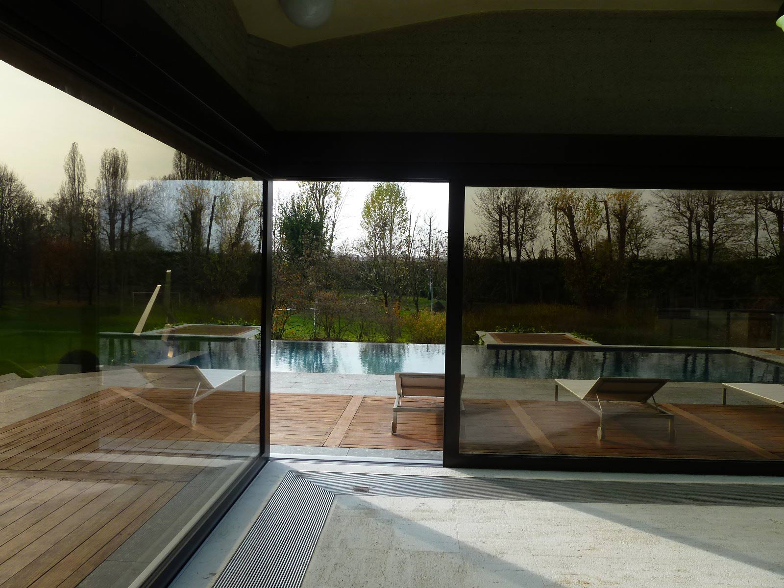 villa privata angolo alzanti scorrevoli meccatronica